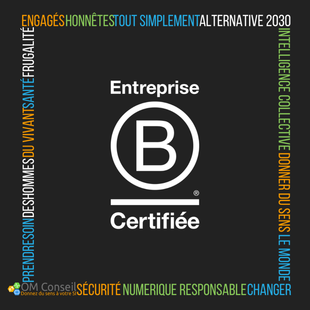 OM Conseil Entreprise certifiée B Cop