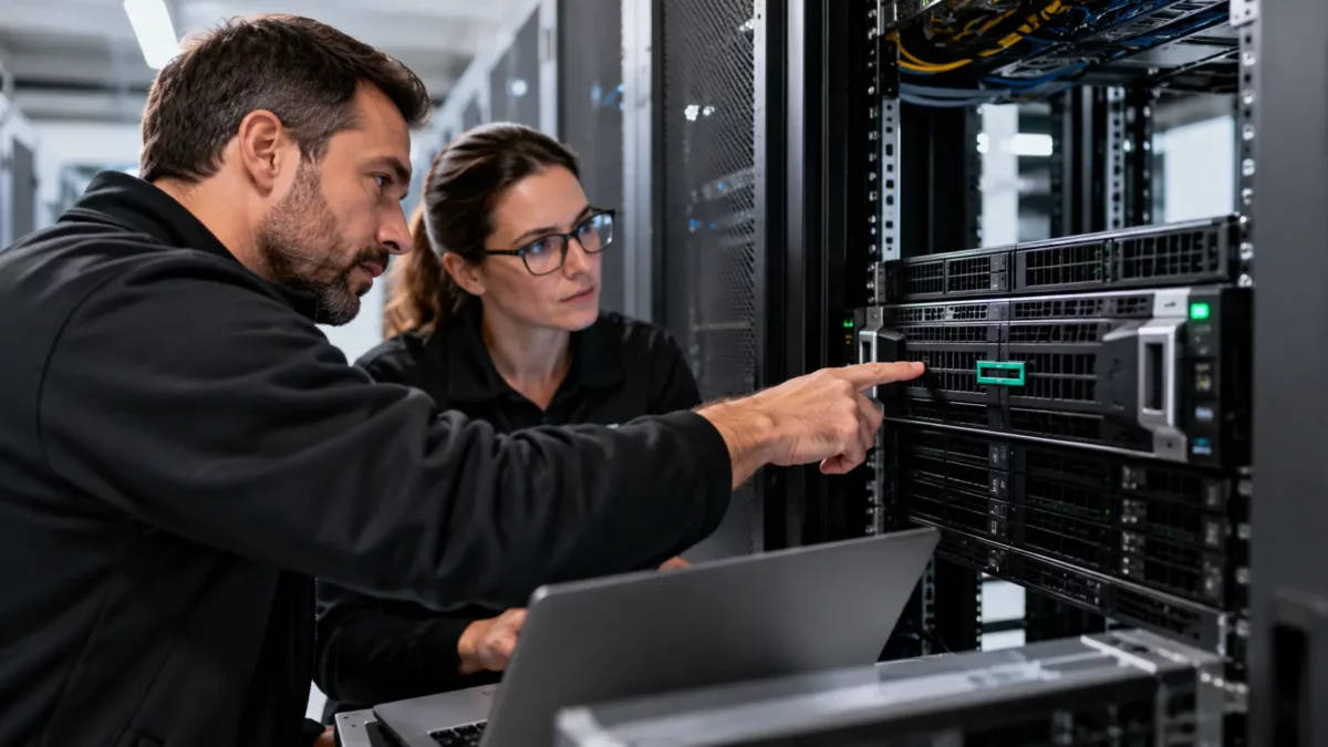 Collaboration technique en salle serveurs