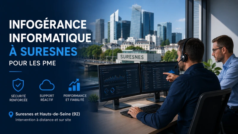 Infogérance informatique à Suresnes pour les PME