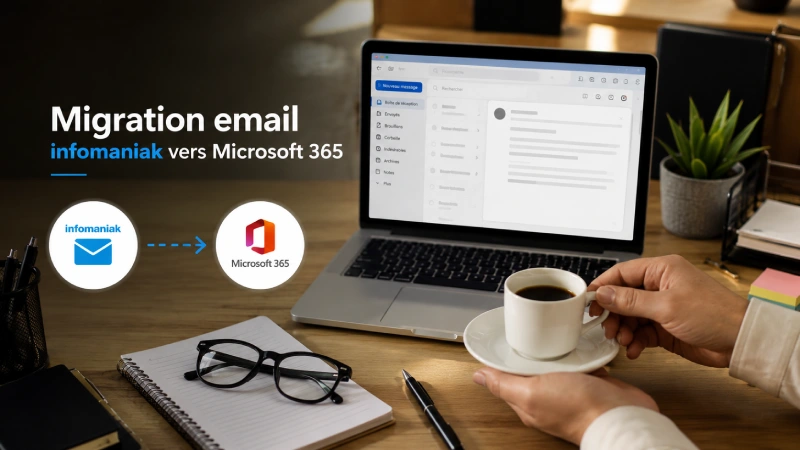 Migration email infomaniak vers microsoft 365