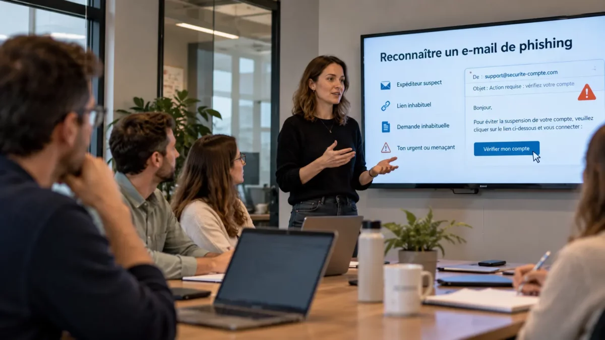 Sensibilisation cybersécurité en entreprise : comment former efficacement les collaborateurs