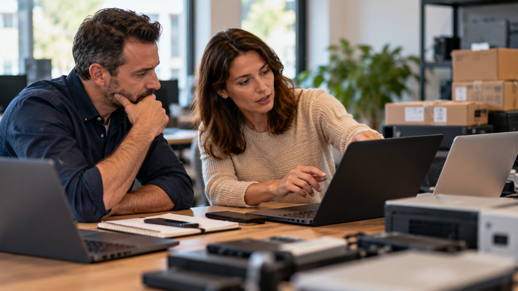 Collaboration autour d’équipements informatiques